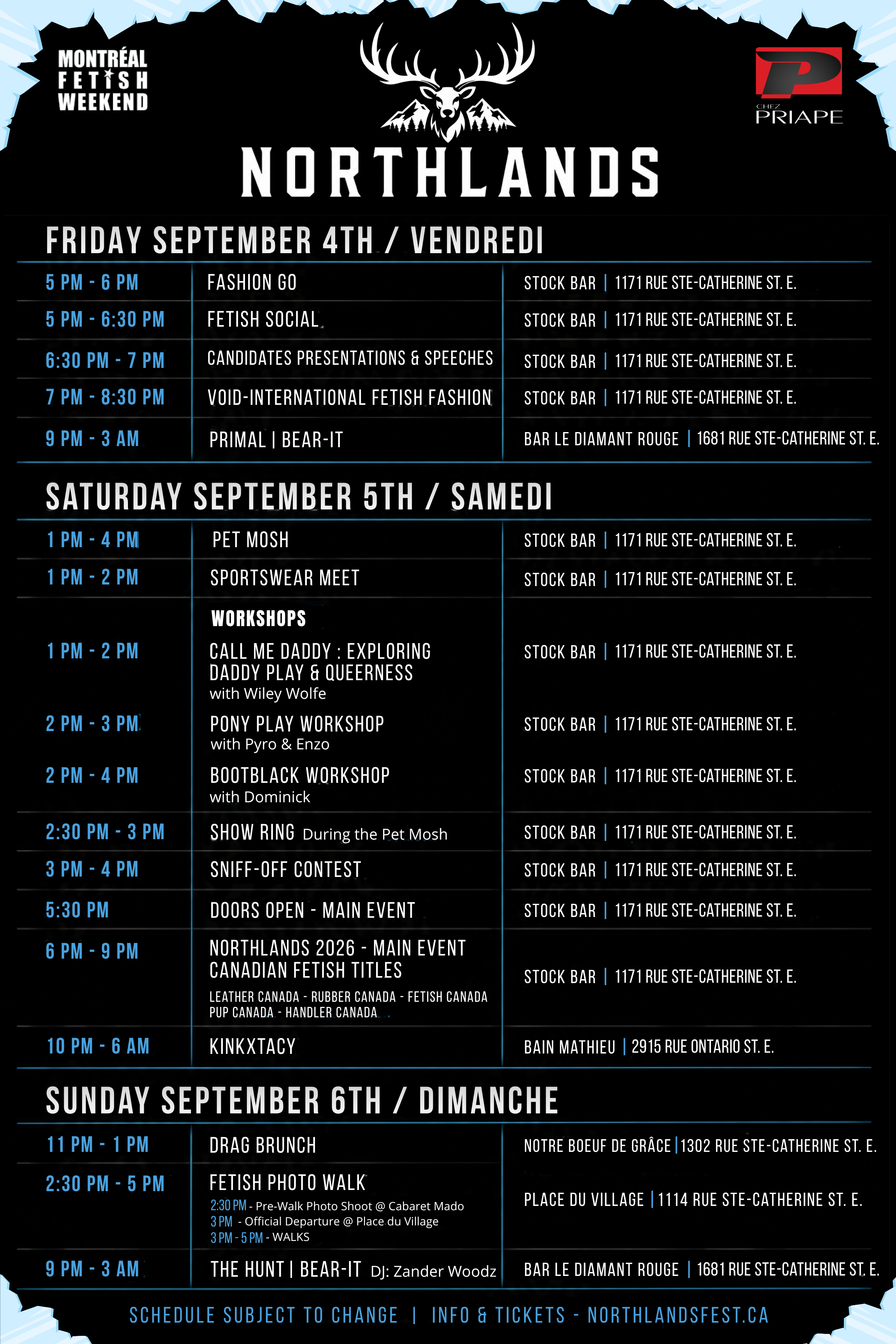 Northlands 2026 Official Program